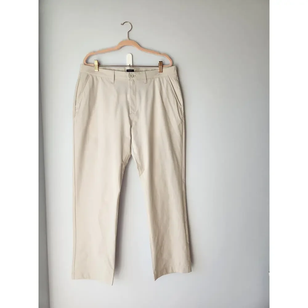 NWOT J. Crew Straight-Fit Tech Chino Pant Harvest Flax 34/30